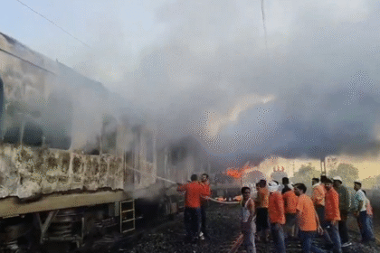 Rajdhani Express, Train Fire
