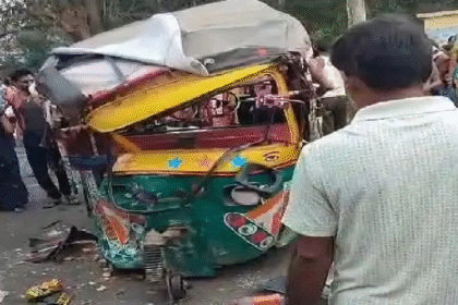 Giridih, Road Accident, School Tempo Accident, Ahilyapur