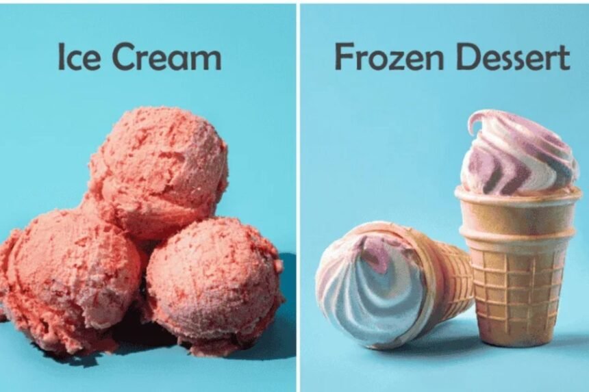 Ice Cream vs Frozen Dessert