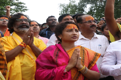 CM Hemant and the Governor participated in the Rath Yatra and announced the development of the Jagannath Temple.
