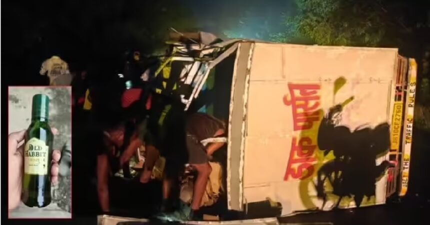 Jamtara, Jharkhand, Jamtara News, Liquor Laden Pickup Van